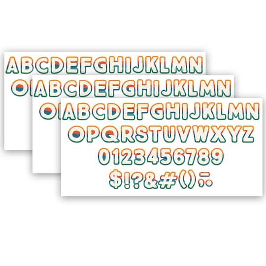 Eureka Adventurer Deco Letters Set